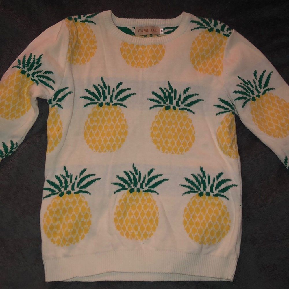 Pineapple Mommy & Me Sweater - Picture 2 of 6